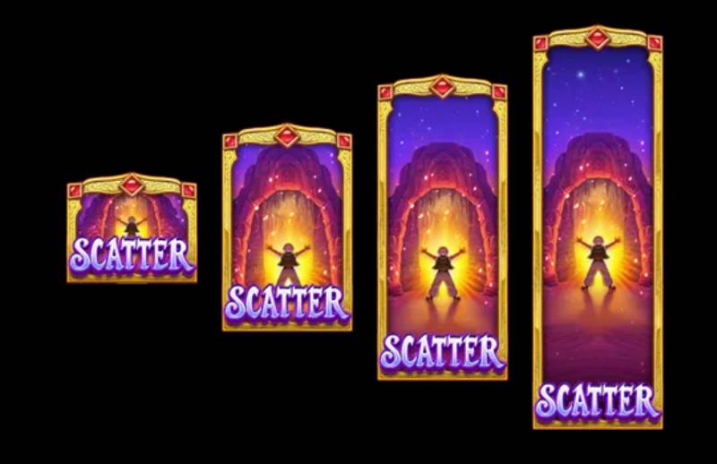 Biểu tượng phân tán (Scatter) của game Ali Baba SV66