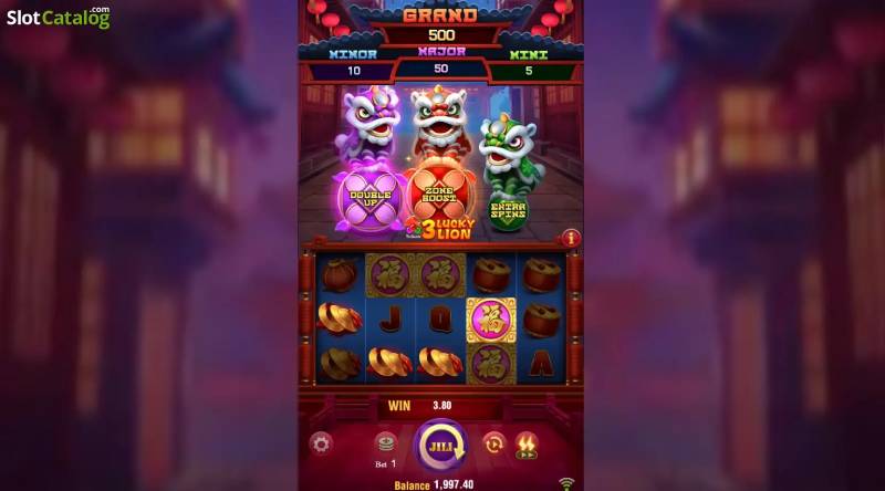 Các biểu tượng quan trọng trong slot 3 sư tử