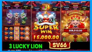Cách Chơi Nổ Hũ 3 Sư Tử May Mắn Sv66 Bao Ăn Tiền