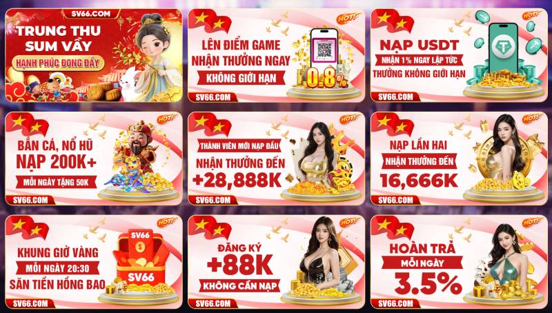 Khuyến mãi đặc biệt tại SV66